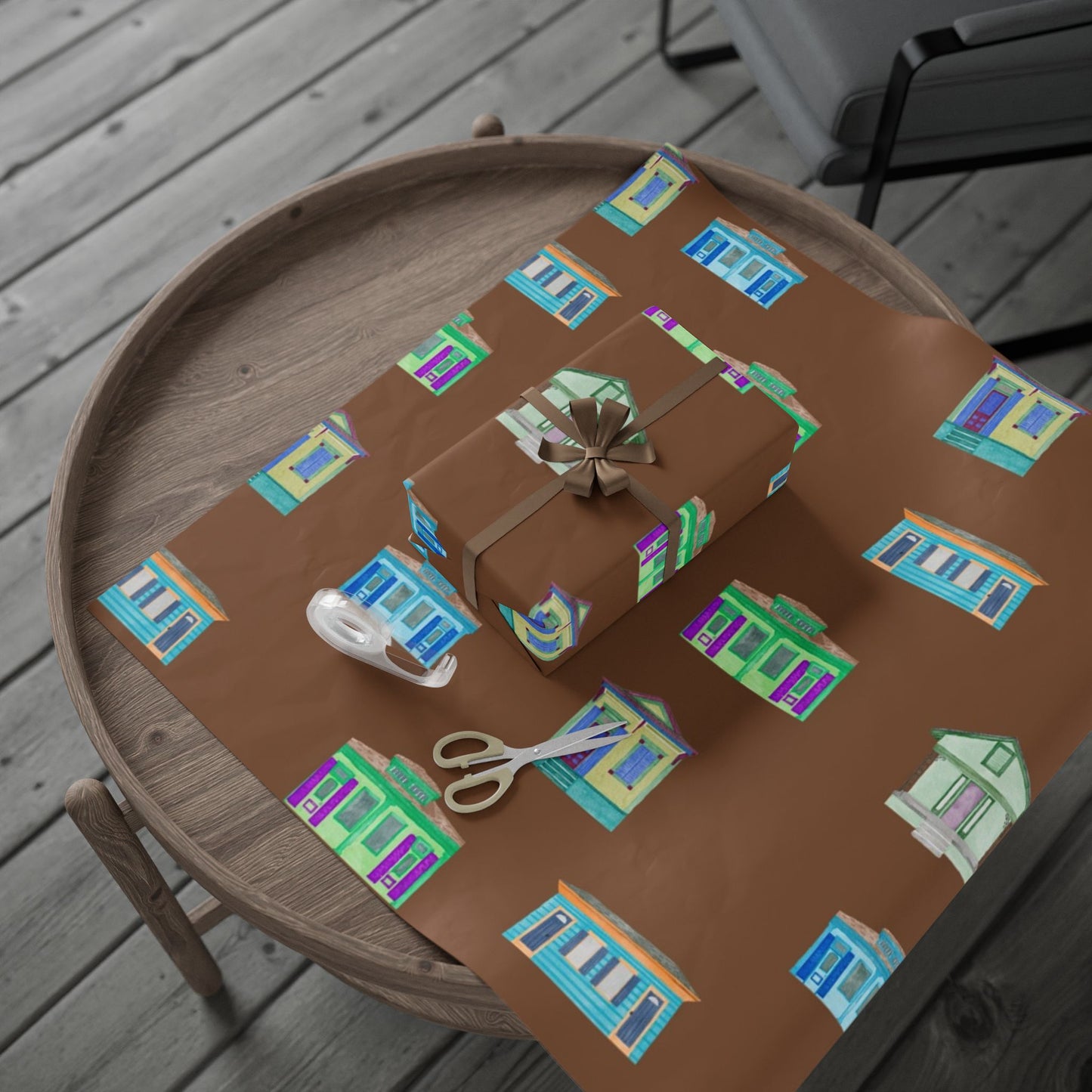 Shotgun House Wrapping Paper