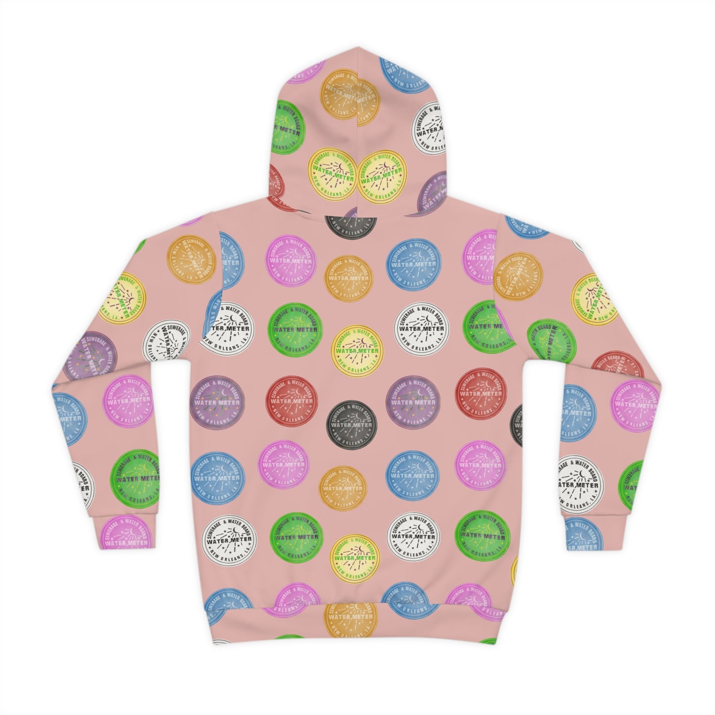 Water Meters Pink Children's Hoodie