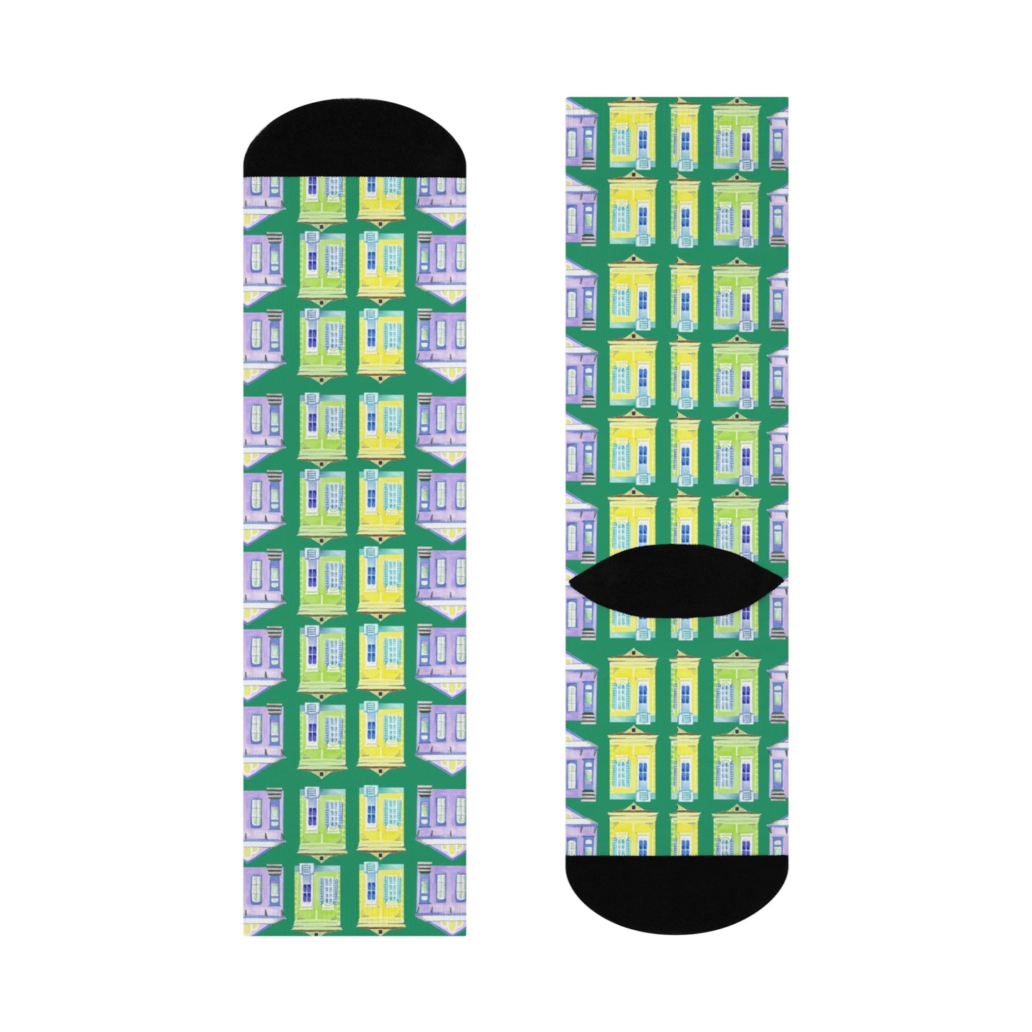 Pastel Shotgun House Crew Socks