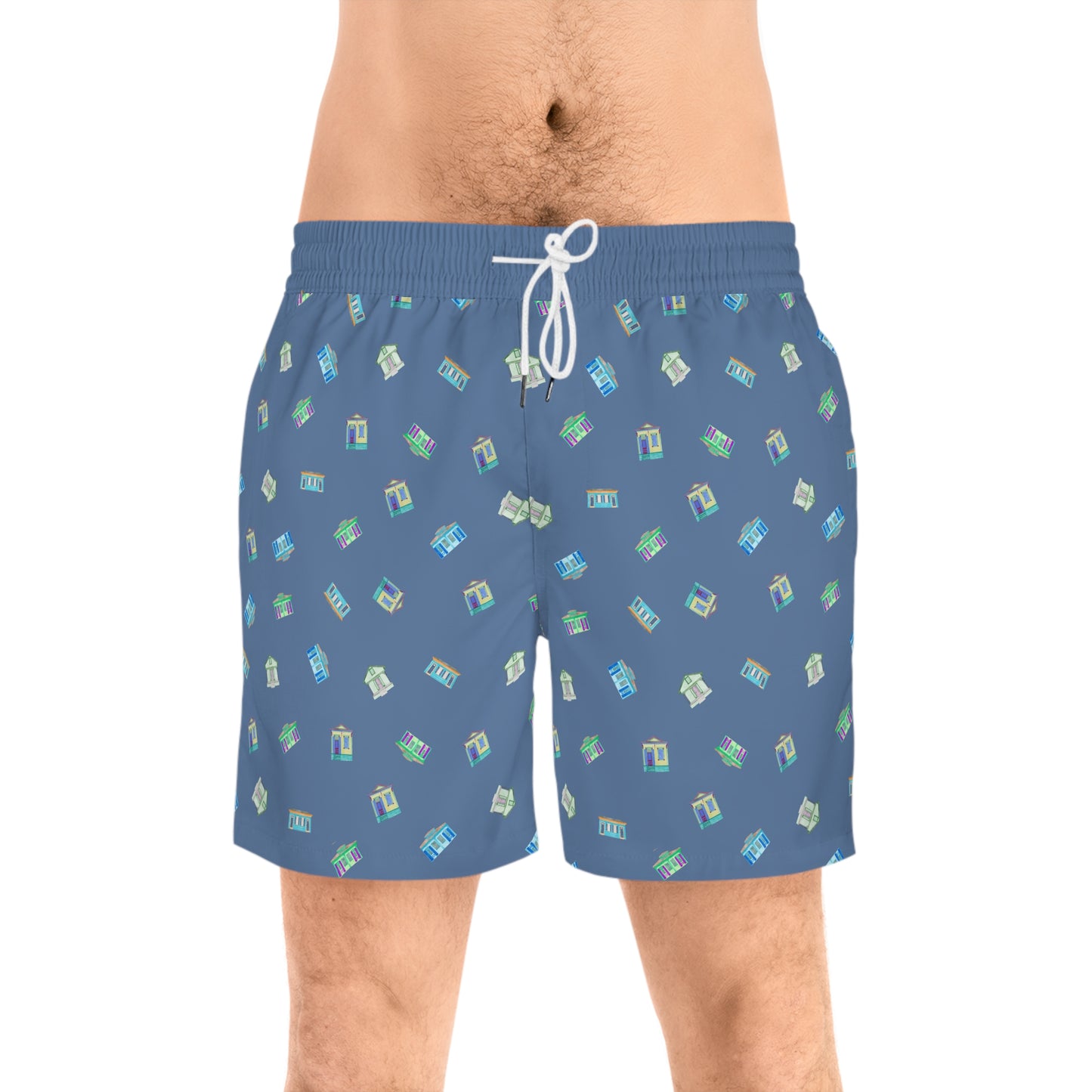 Men's Shotgun House Mid-Length Swim Shorts