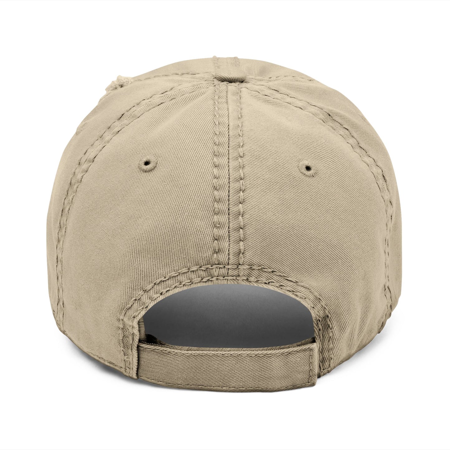 Vintage Distressed Dad Hat with 35 Embroidery