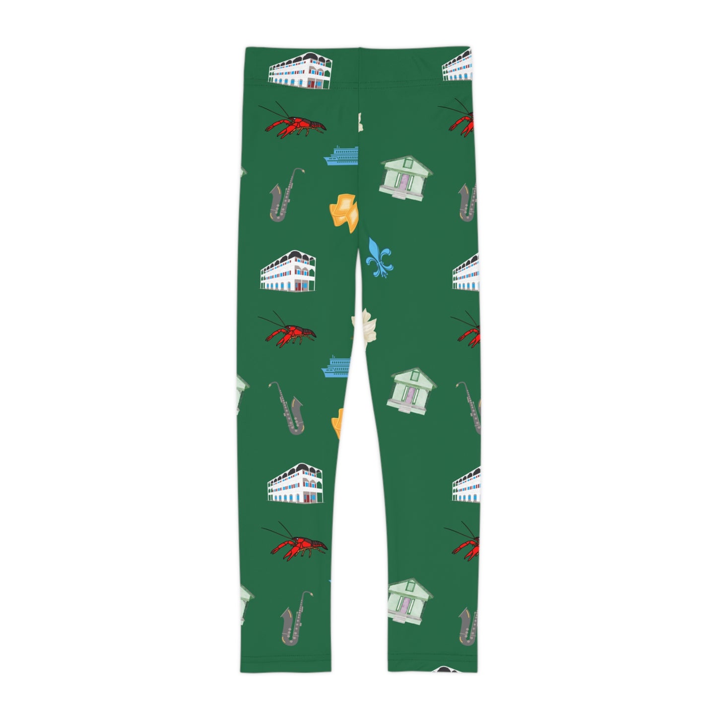 Kids Nola Icons Leggings (Green)