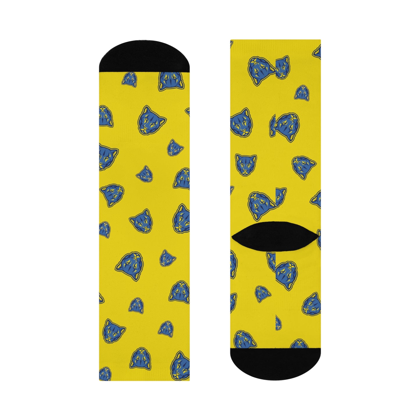 Cougars Crew Socks yellow