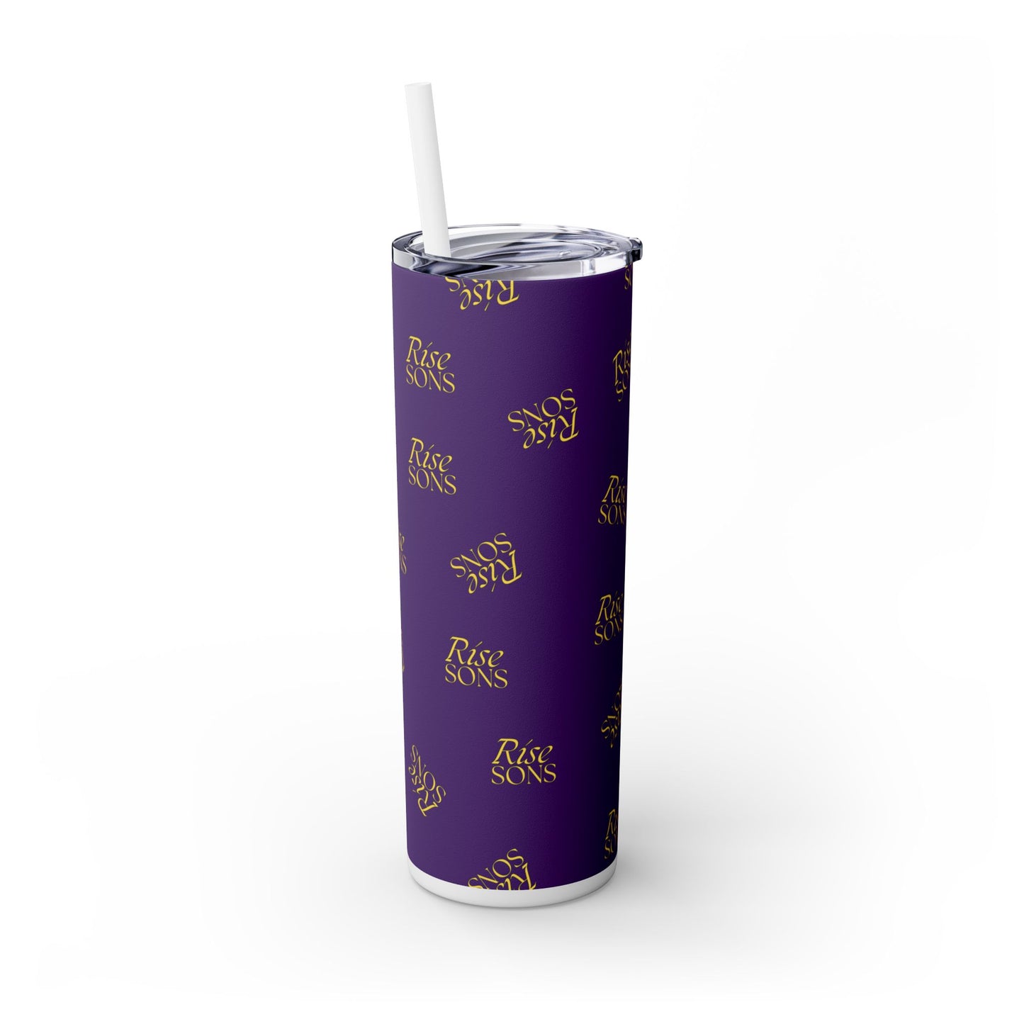 Rise Sons Skinny Tumbler with Straw, 20oz