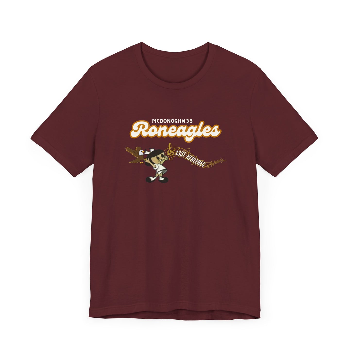 Vintage McDonogh #35 Roneagles Unisex Tee - Retro Style for School Spirit