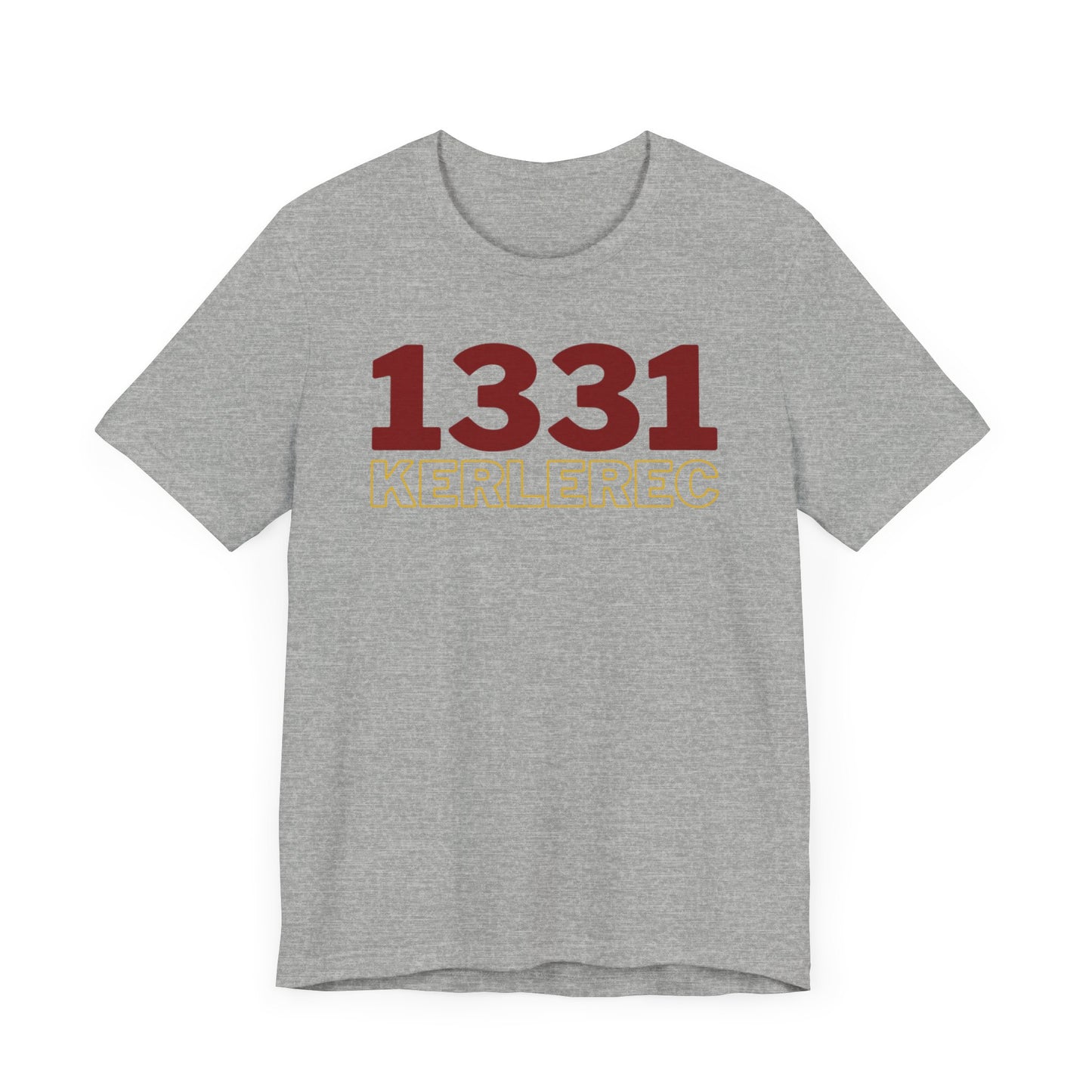 Maroon 1331 Unisex Jersey Short Sleeve Tee