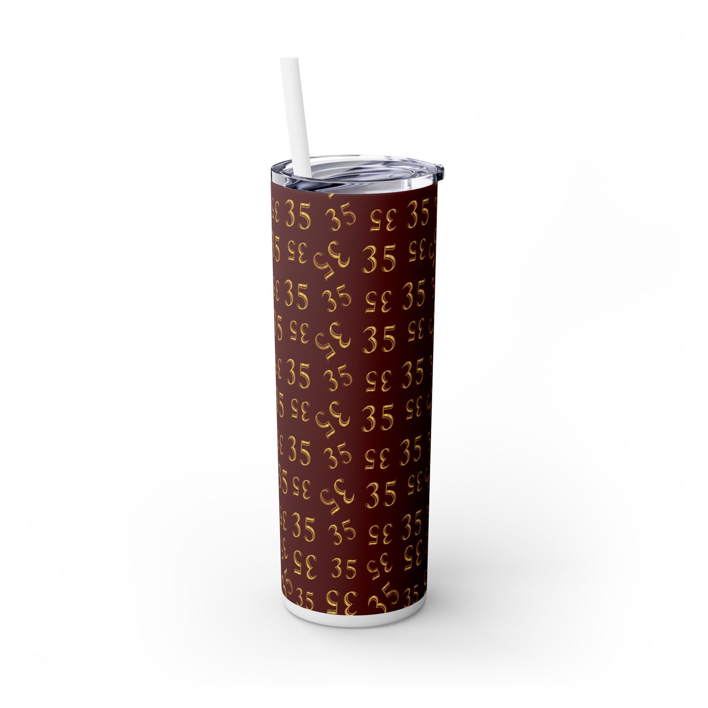 McD #35 Skinny Tumbler with Straw, 20oz