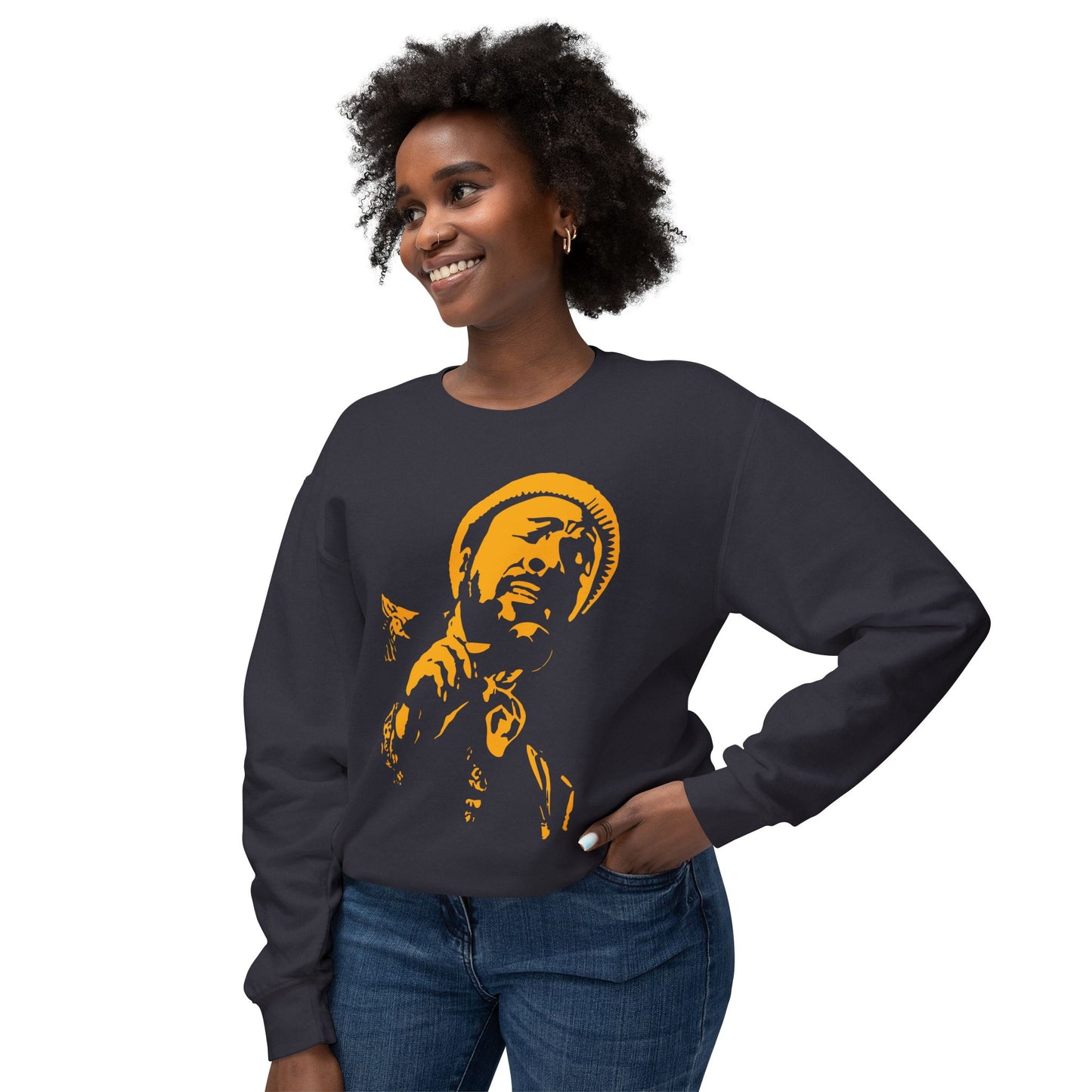 Marvin Gaye Unisex Lightweight Crewneck Sweatshirt