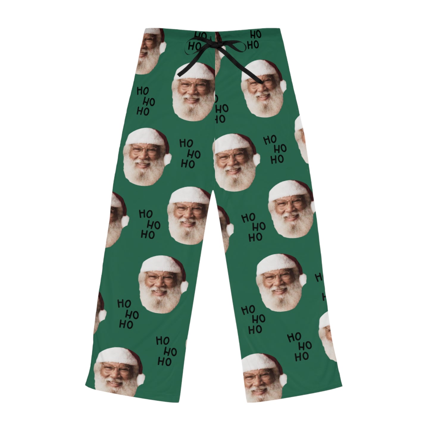 Gentilly Black Santa Women's Pajama Pants