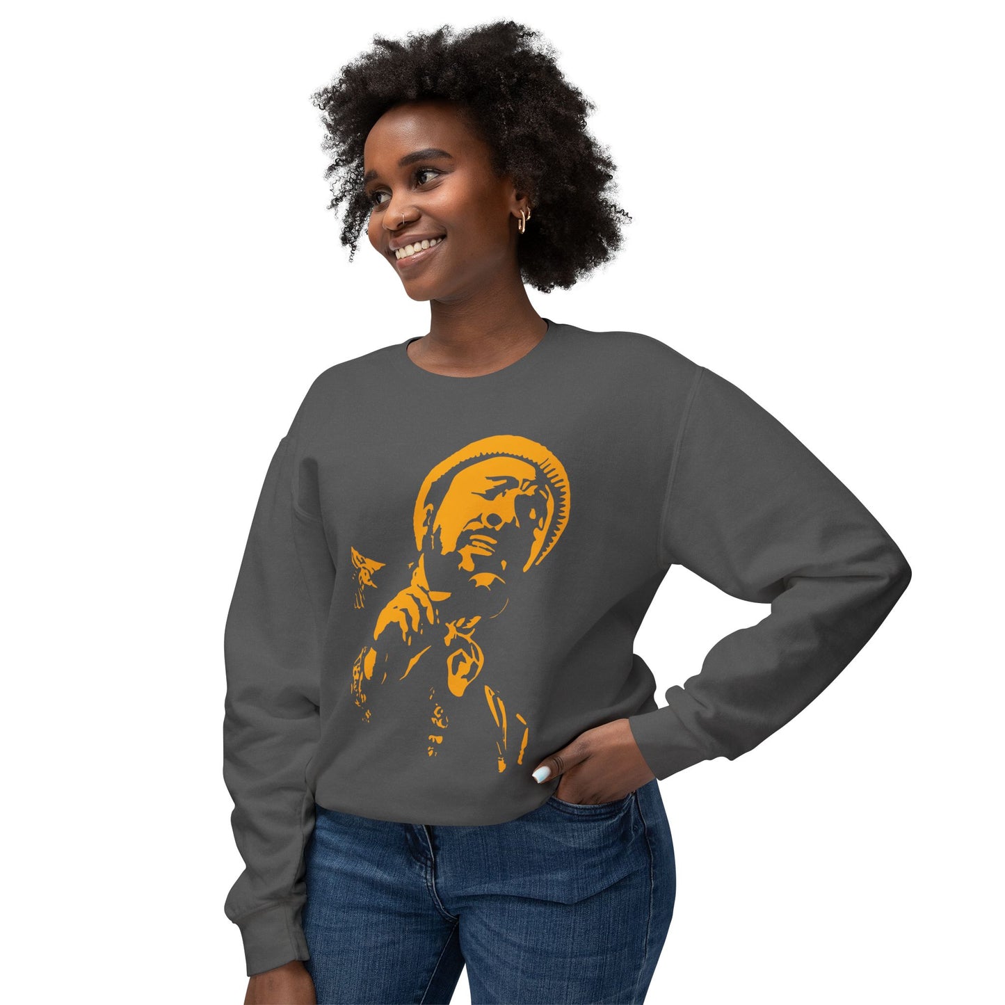 Marvin Gaye Unisex Lightweight Crewneck Sweatshirt