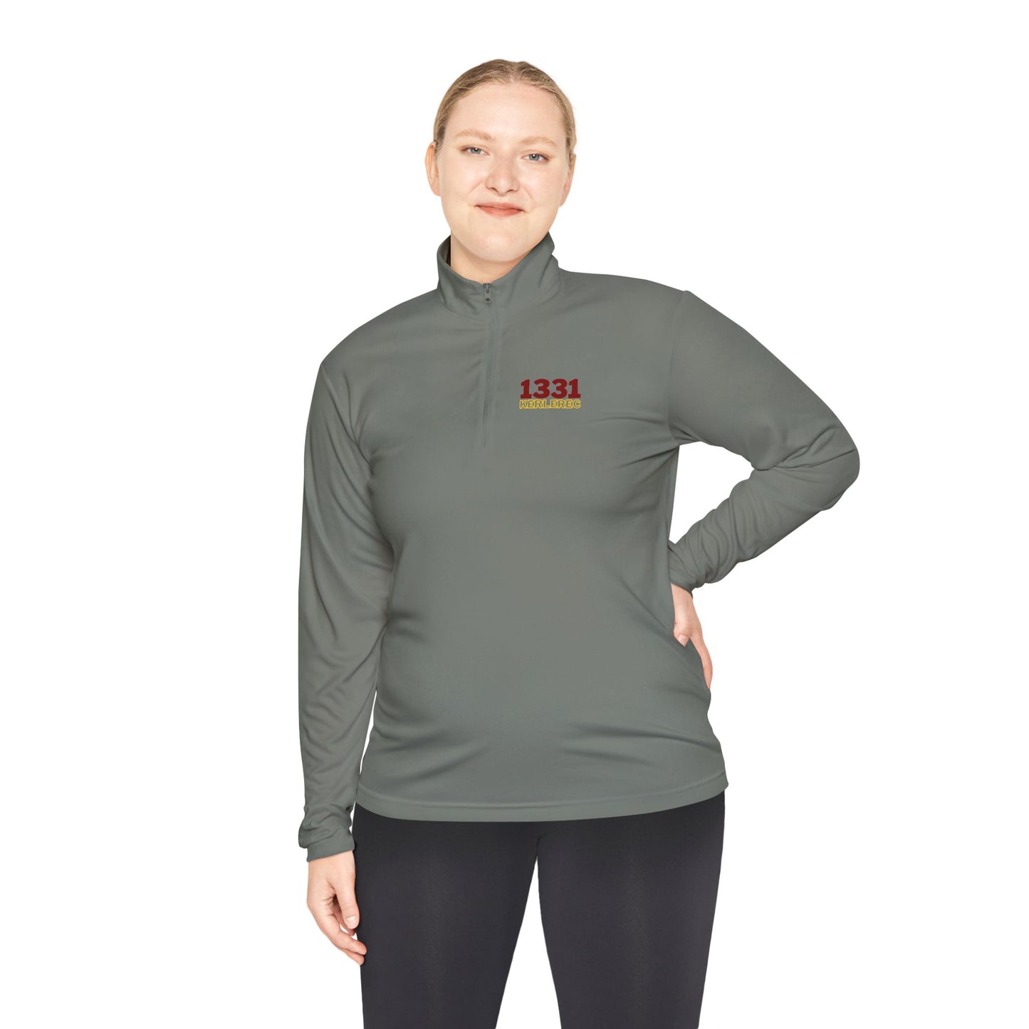 Quarter-Zip Pullover — 1331 Kerlerec Chest Logo