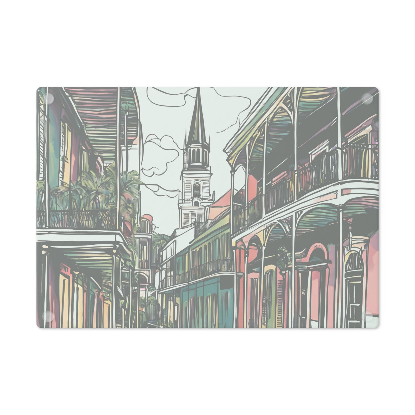 French Quarter Cutting Board