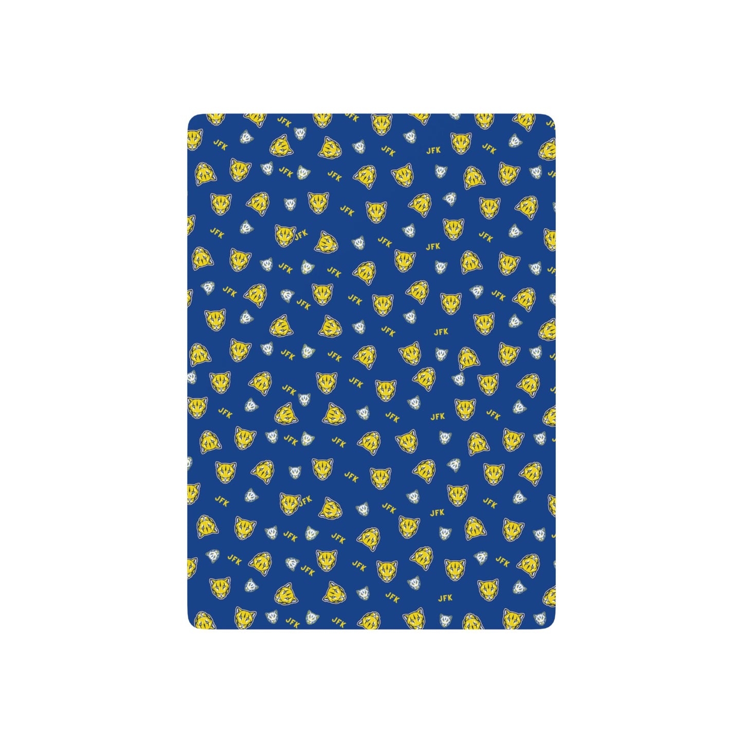 Blue & Gold Cougars Playing Cards — Standard Casino-Style Deck