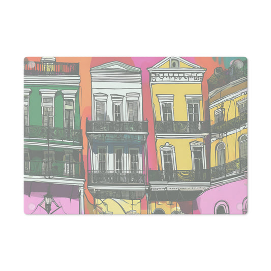 French Quarter Houses Cutting Board