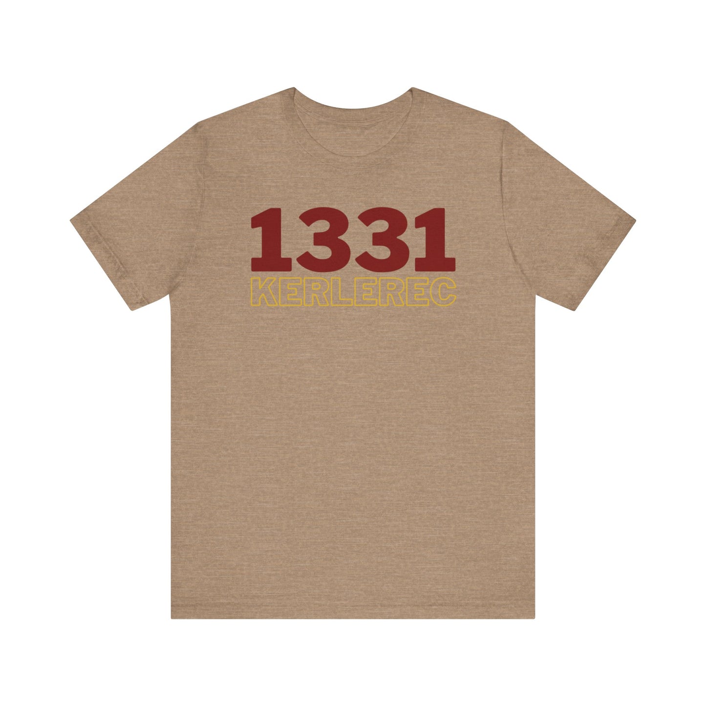 Maroon 1331 Unisex Jersey Short Sleeve Tee