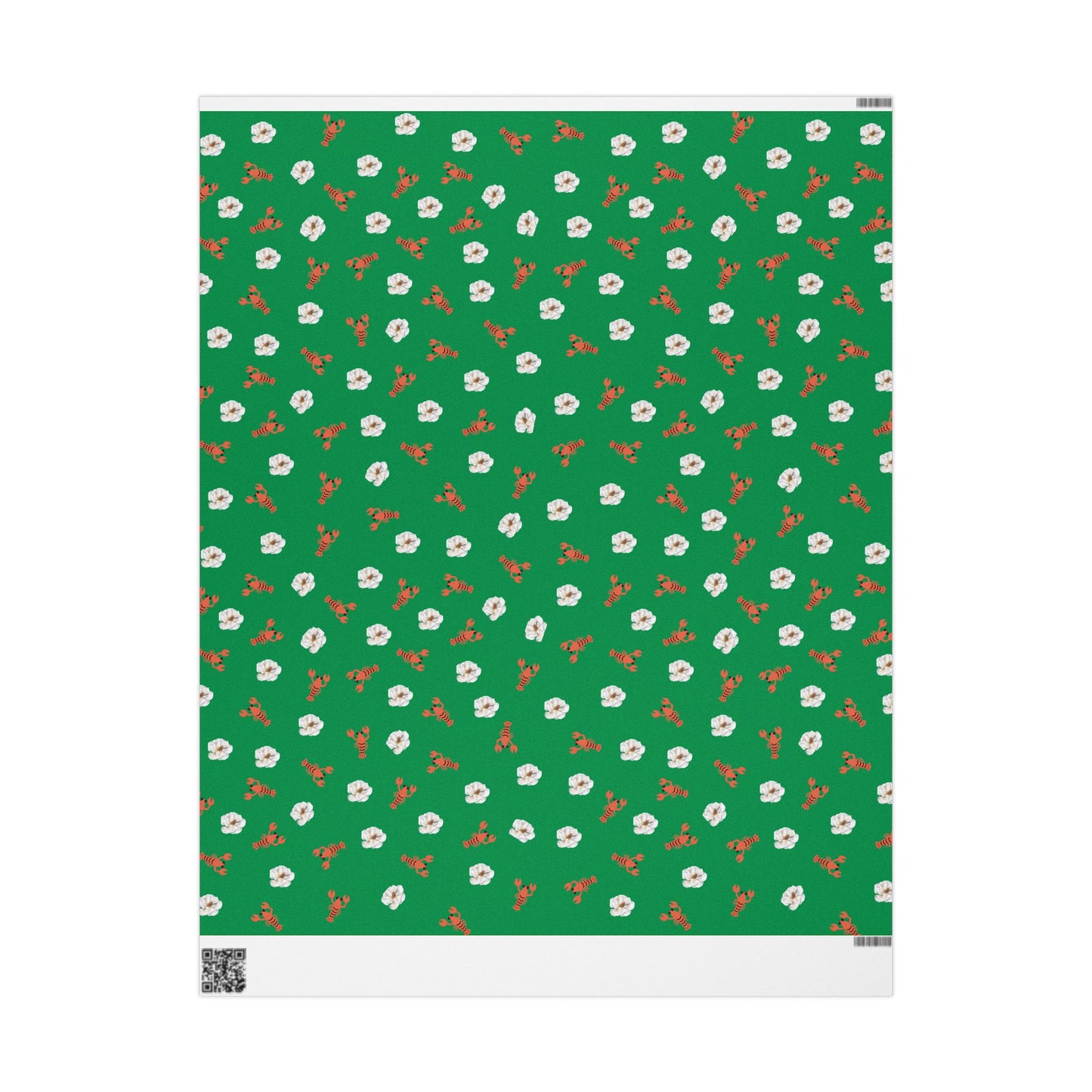 Crawish and Magnolias Gift Wrap