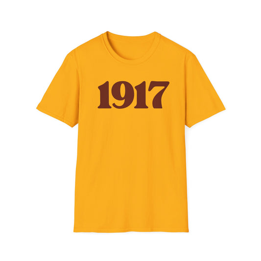 1917 T-Shirt - Softstyle, Perfect for Community Events