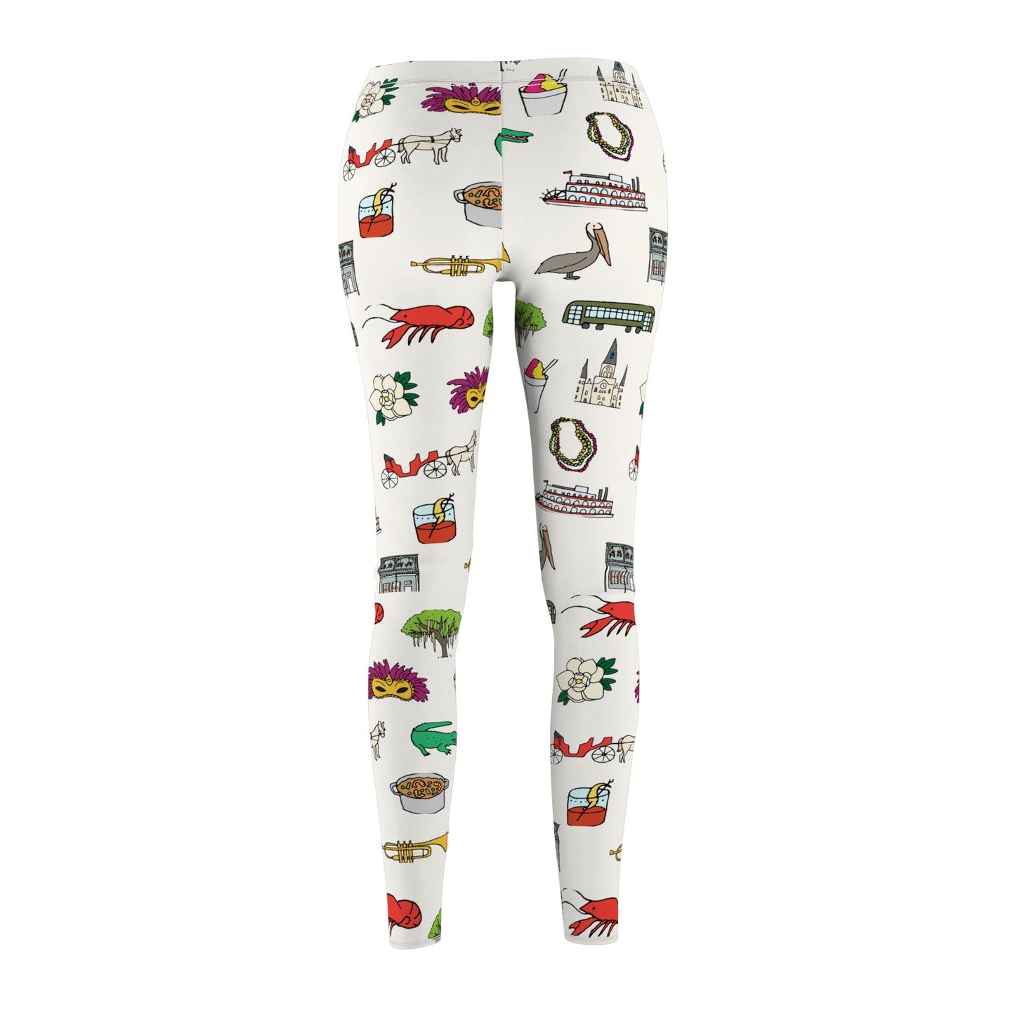 Women's Cut & Sew Casual Leggings (AOP)