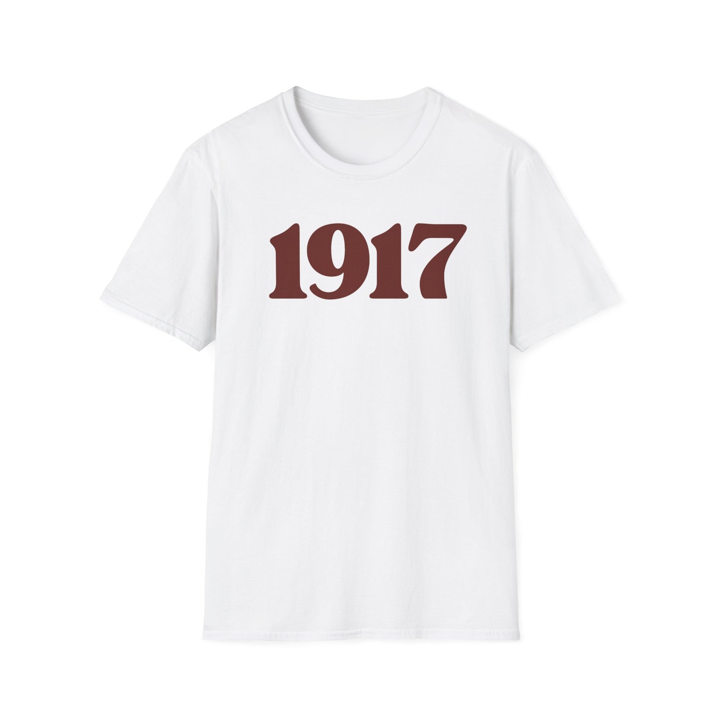 1917 T-Shirt - Softstyle, Perfect for Community Events