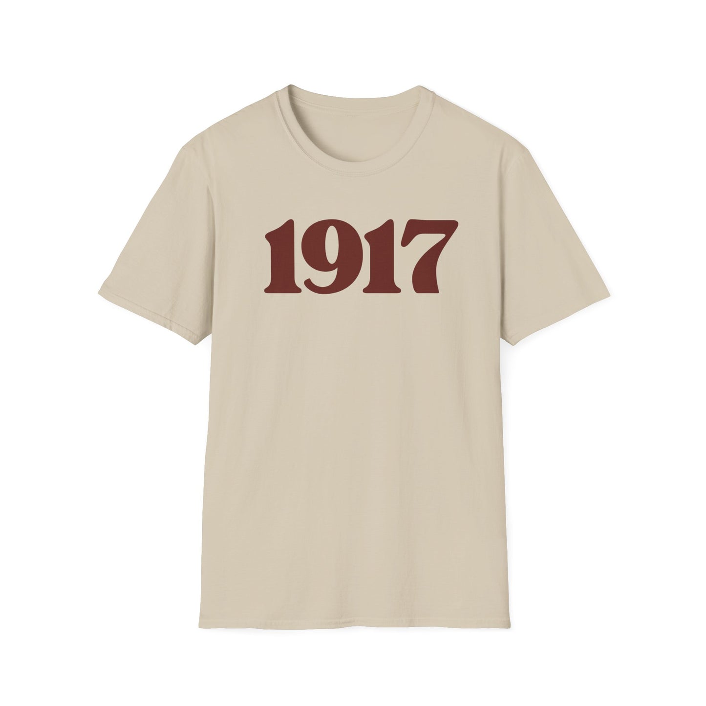 1917 T-Shirt - Softstyle, Perfect for Community Events