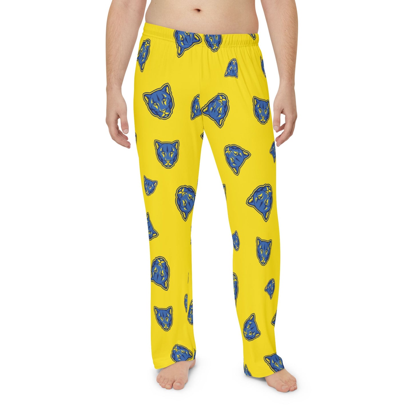 Men's Cougars Pajama Pants yellow