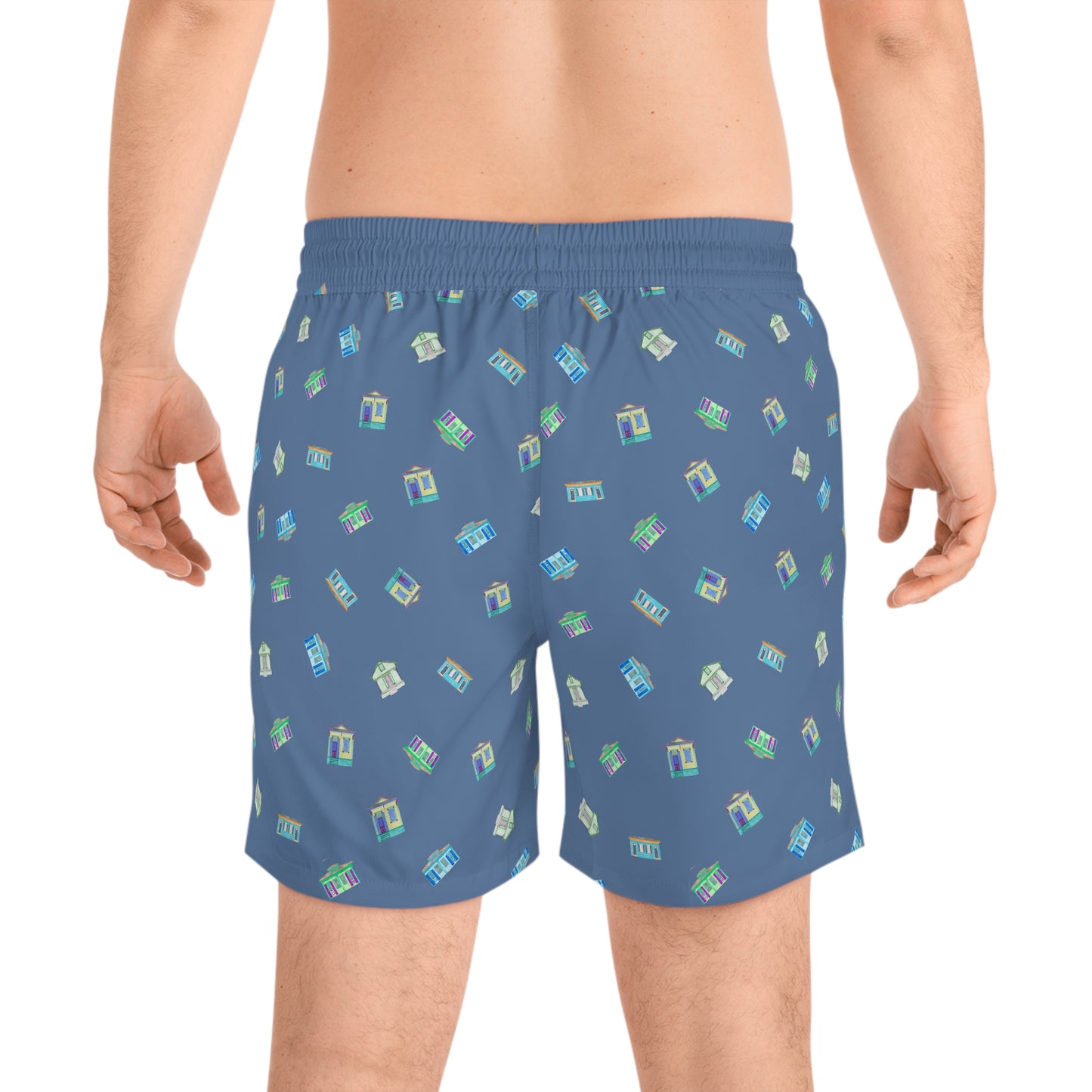 Men's Shotgun House Mid-Length Swim Shorts