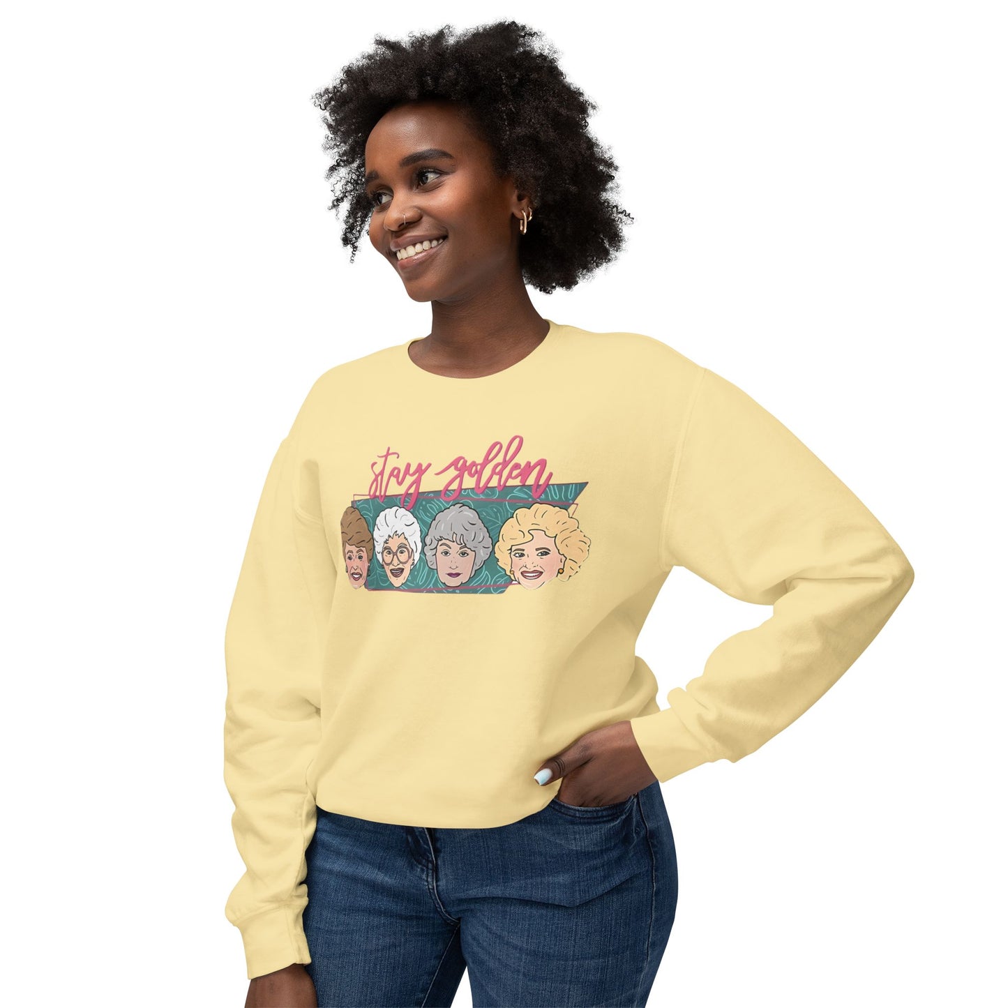 Golden Girls Unisex Lightweight Crewneck Sweatshirt