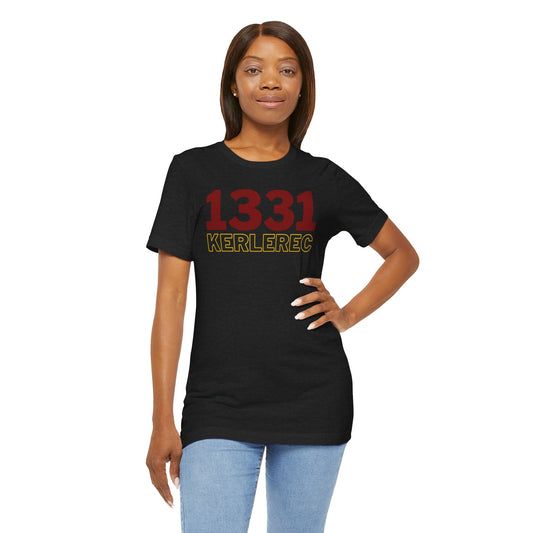 Maroon 1331 Unisex Jersey Short Sleeve Tee