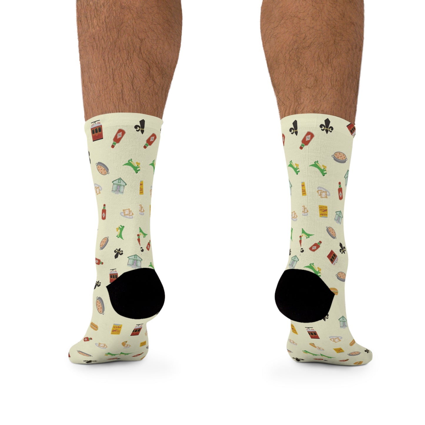 Nola Fun Icons Poly Socks(yellow)