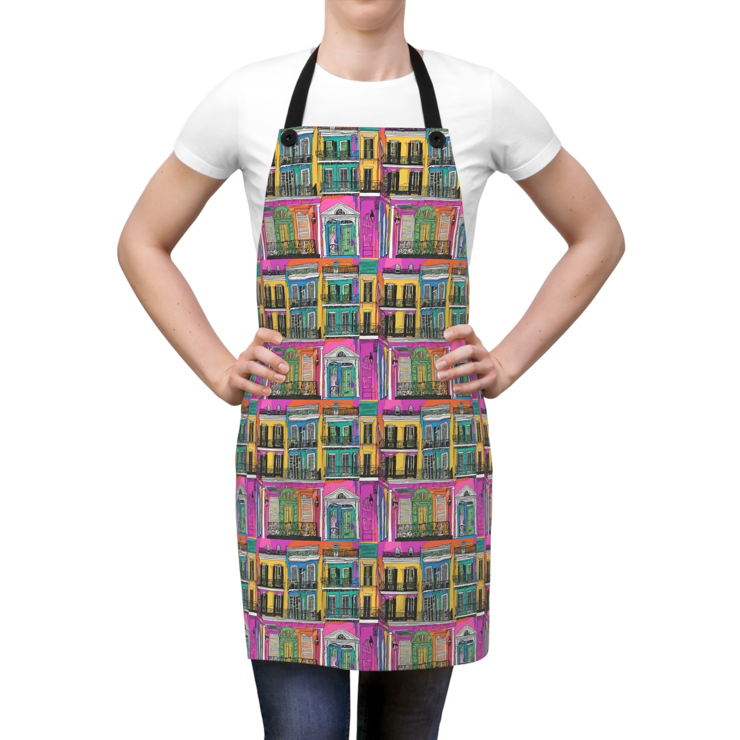 French Quarter Print Apron