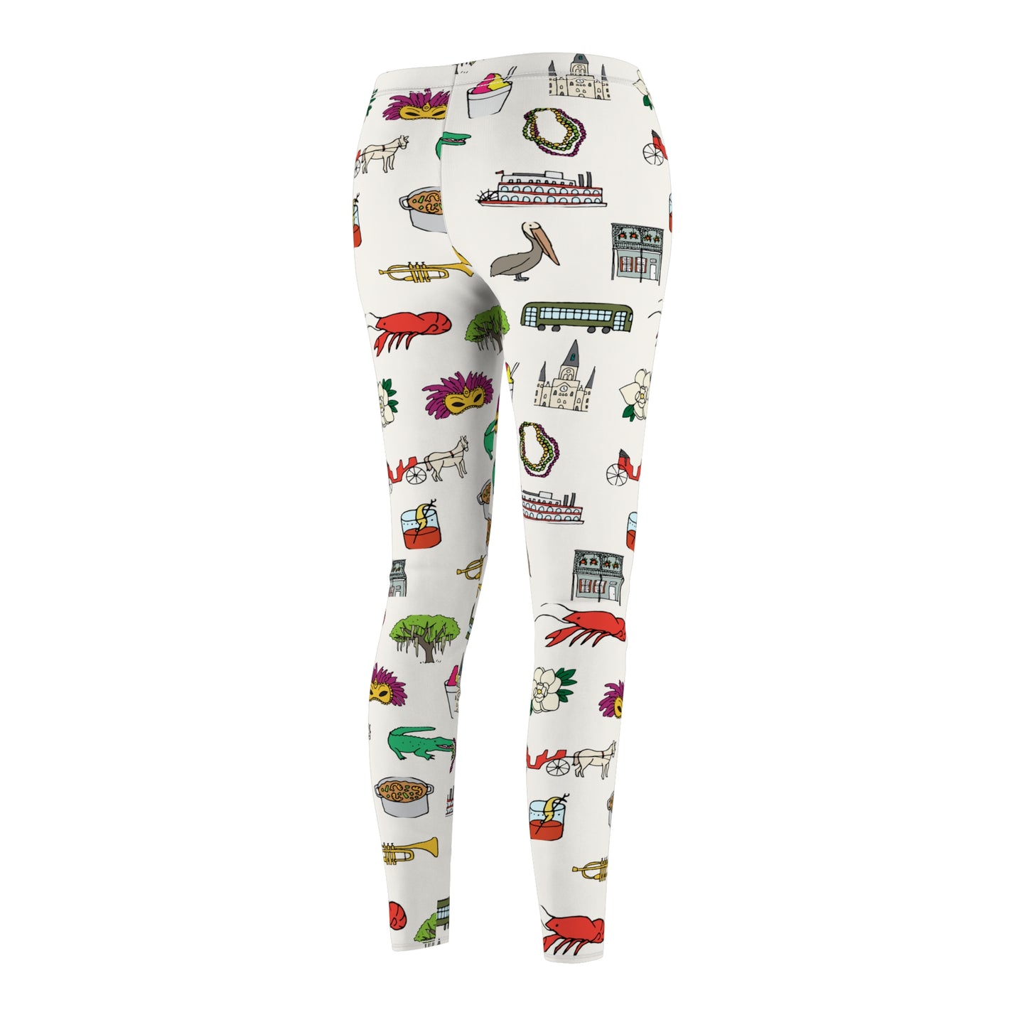 Women's Cut & Sew Casual Leggings (AOP)