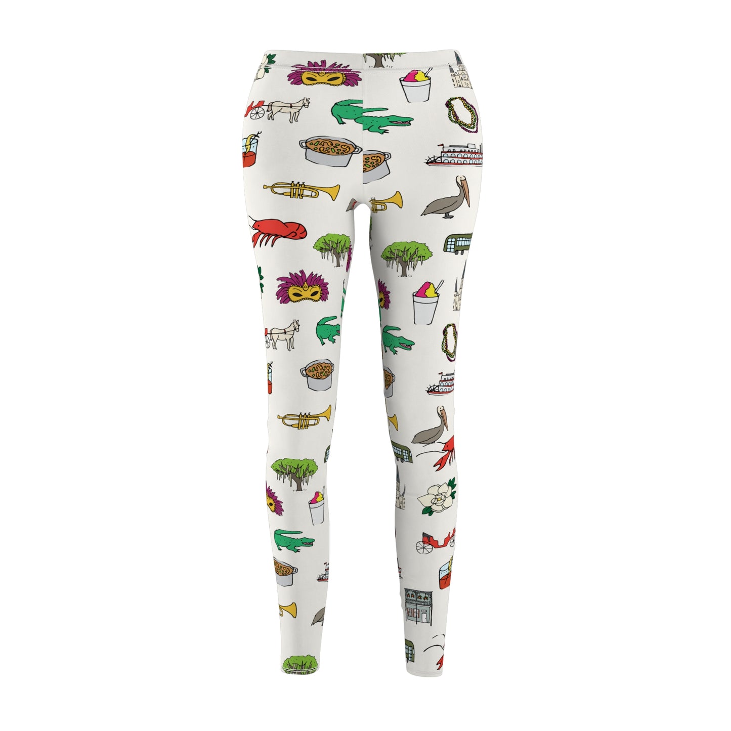 Women's Cut & Sew Casual Leggings (AOP)