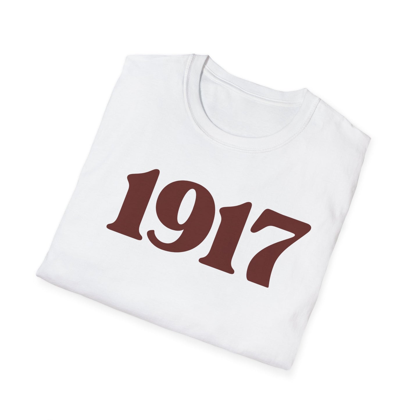 1917 T-Shirt - Softstyle, Perfect for Community Events