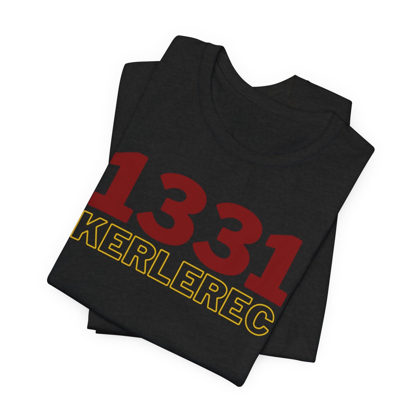 Maroon 1331 Unisex Jersey Short Sleeve Tee