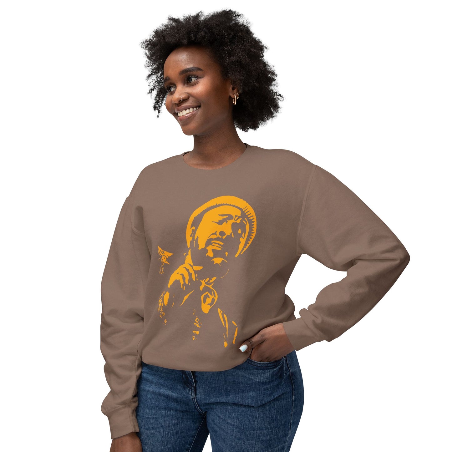 Marvin Gaye Unisex Lightweight Crewneck Sweatshirt