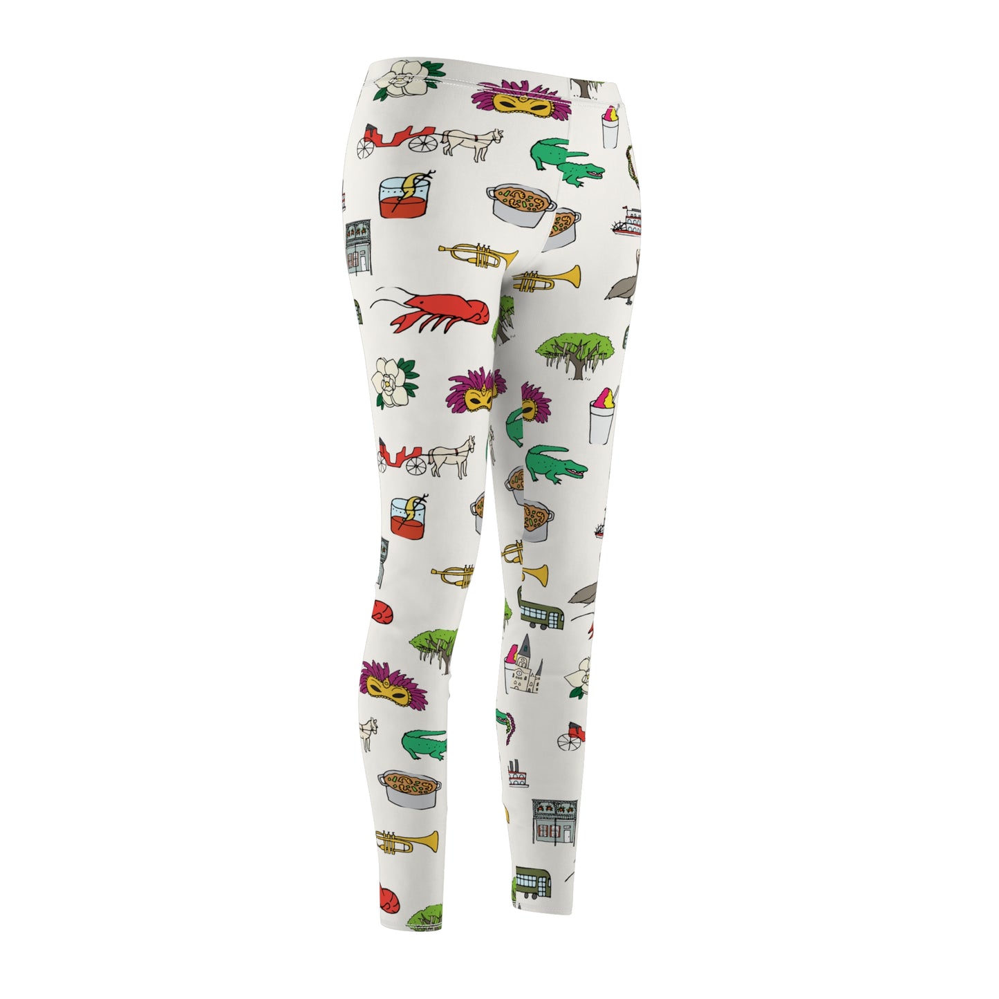 Women's Cut & Sew Casual Leggings (AOP)