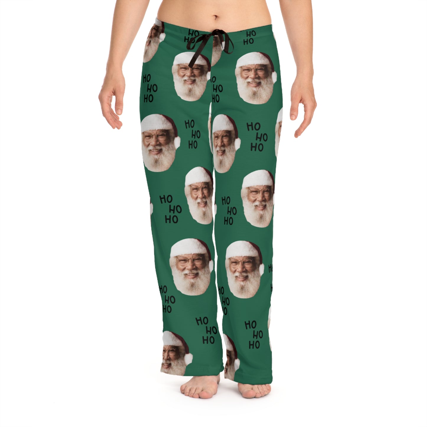 Gentilly Black Santa Women's Pajama Pants