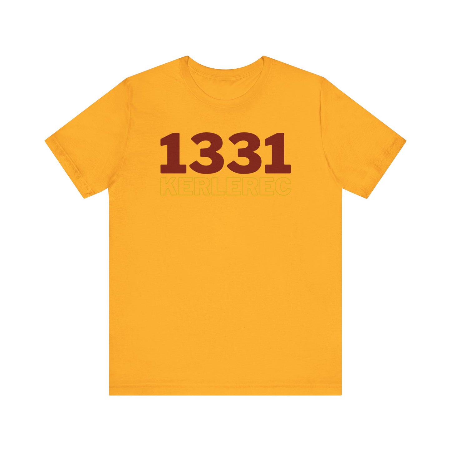 Maroon 1331 Unisex Jersey Short Sleeve Tee