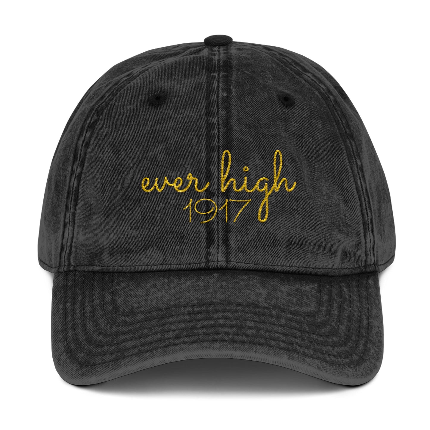 Vintage Embroidered Cap - Ever High 1917 -