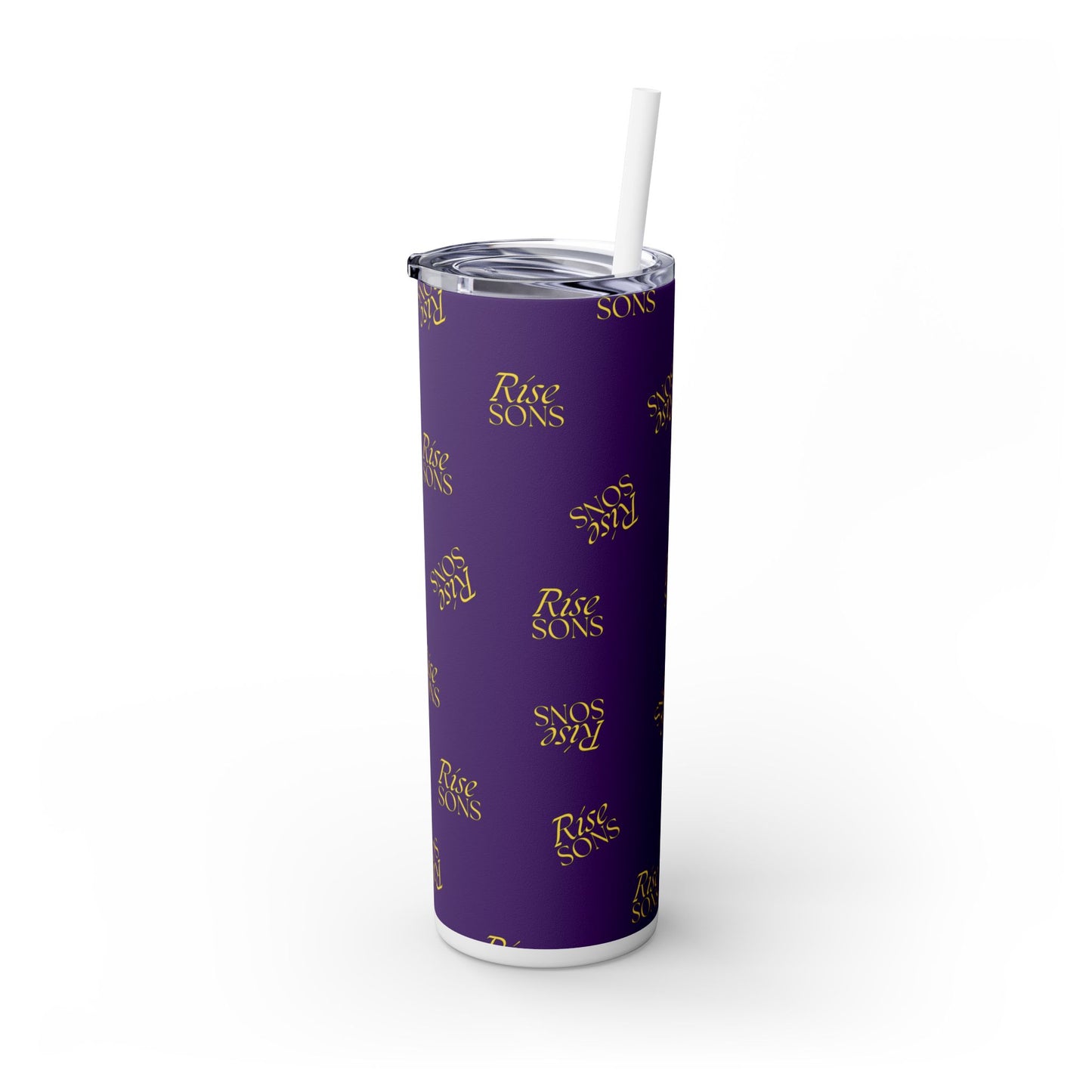 Rise Sons Skinny Tumbler with Straw, 20oz