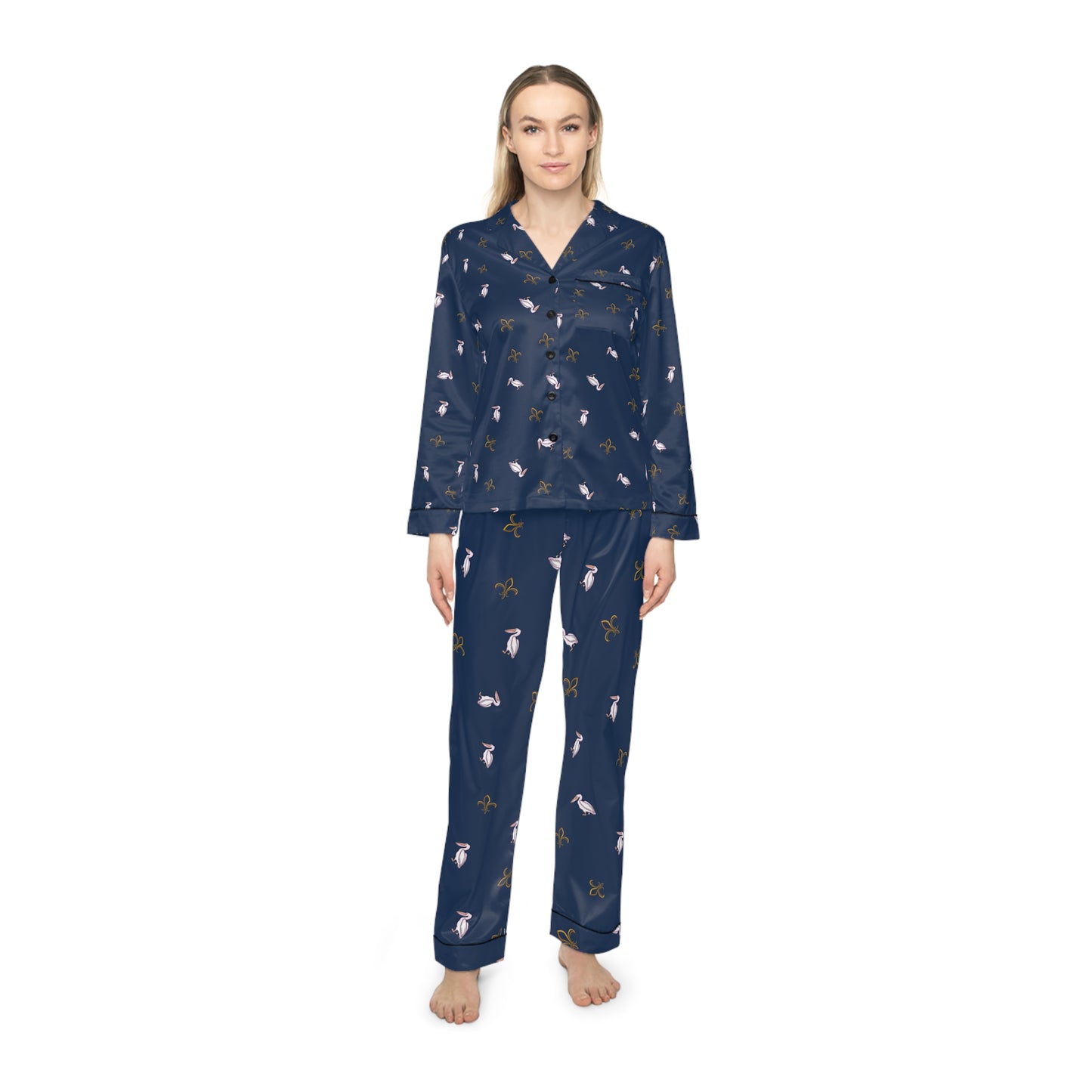 Pelicans Women's Satin Pajamas