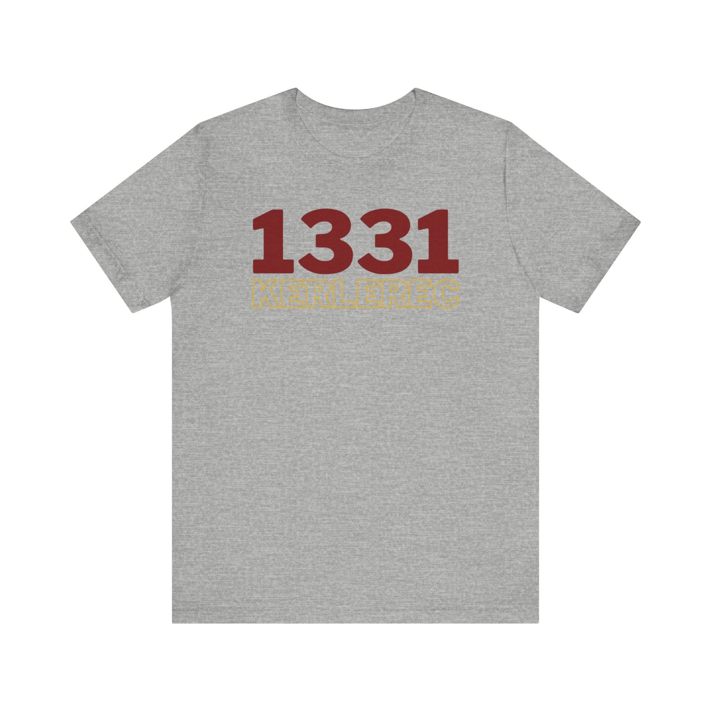 Maroon 1331 Unisex Jersey Short Sleeve Tee