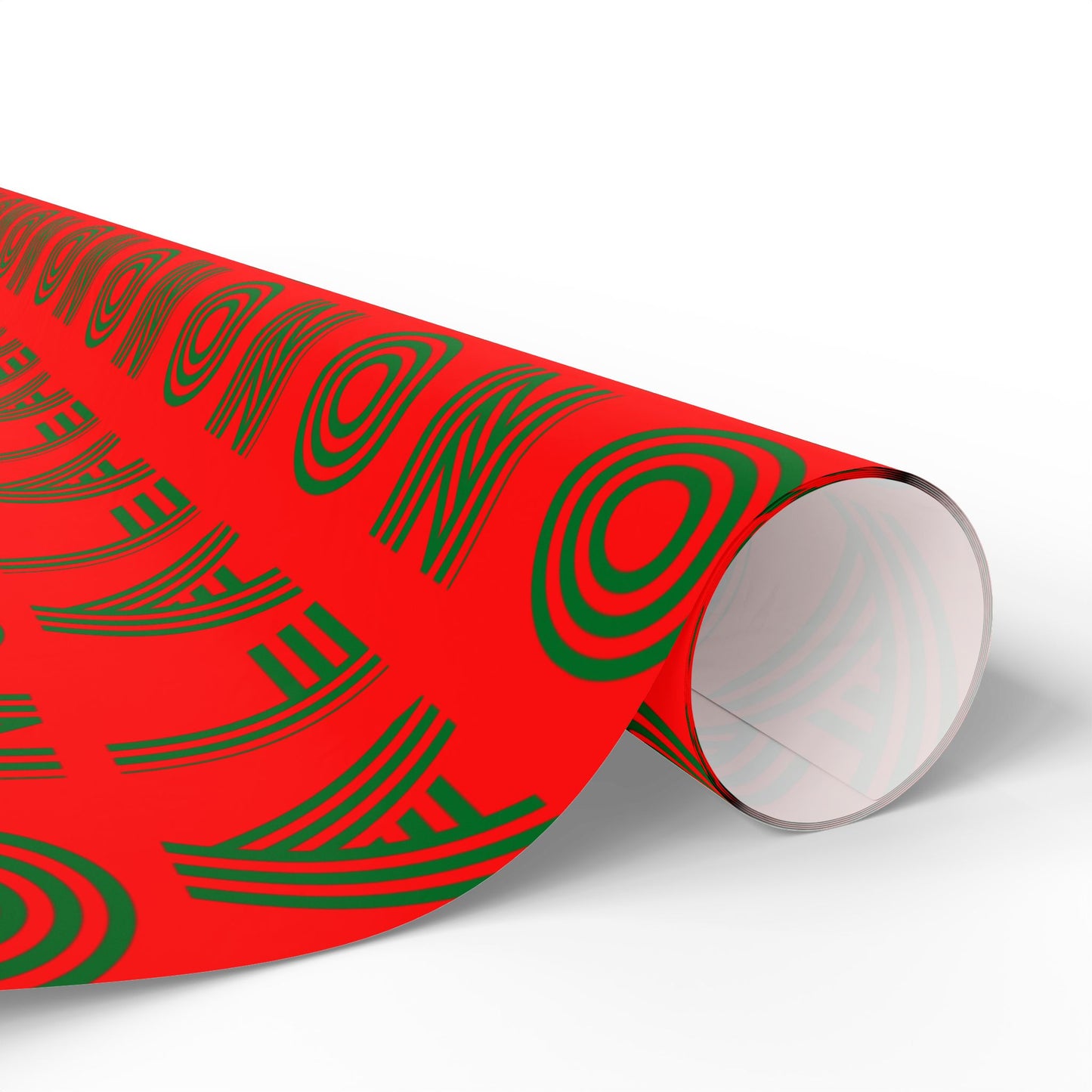 Nola Christmas  Red & Green Wrapping Paper Roll