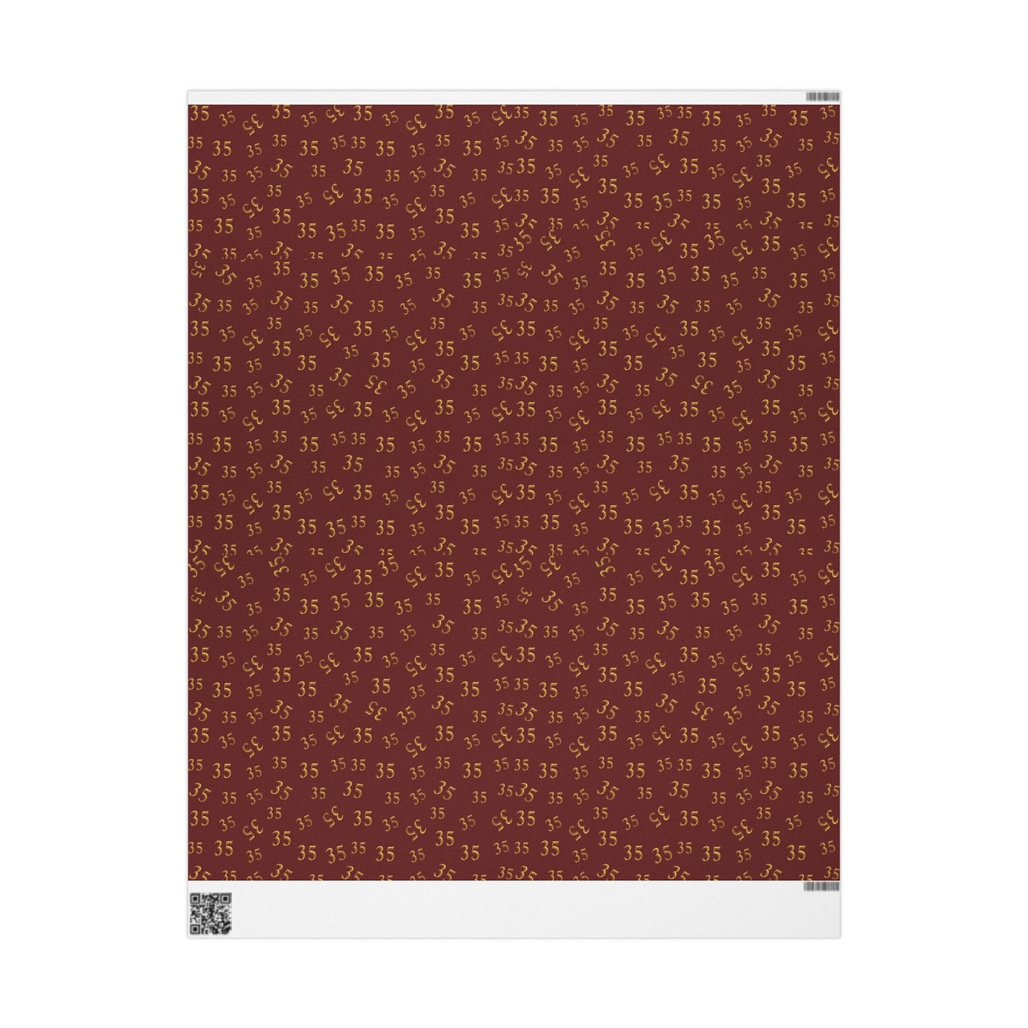 35 maroon and gold wrapping paper
