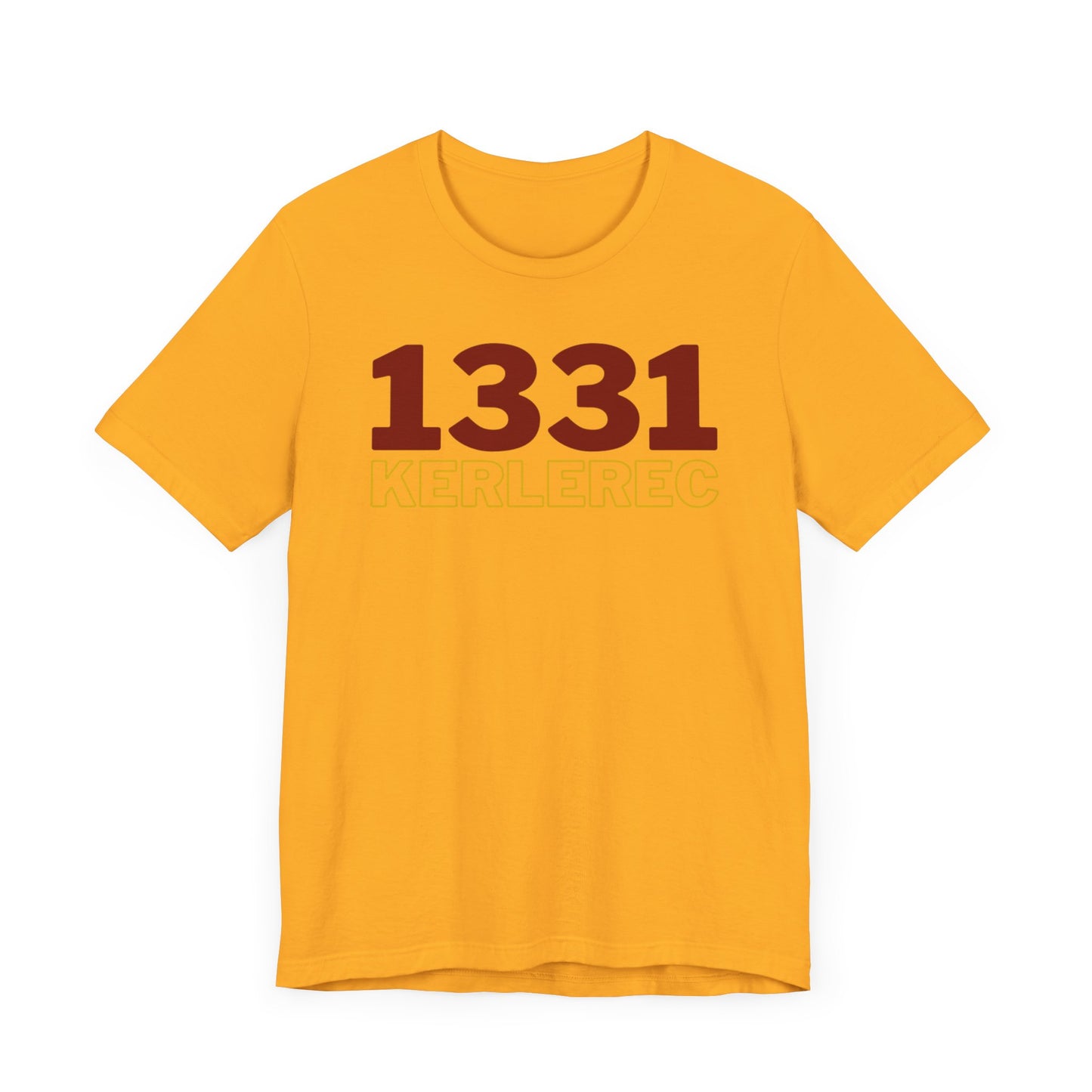 Maroon 1331 Unisex Jersey Short Sleeve Tee