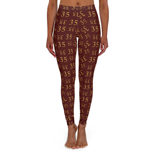 Women's Casual Spandex Leggings (35 Print)